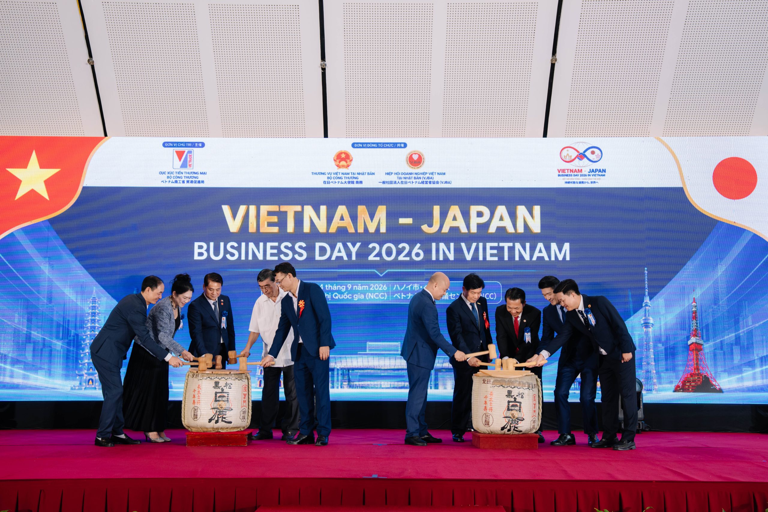 TỔNG GIÁM ĐỐC CÔNG TY MINH LÊ – LÊ VĂN MINH THỰC HIỆN NGHI THỨC KHAI MẠC SỰ KIÊN VIỆT NAM NHẬT BẢN BUSSINEESS DAY 2026 TẠI VIỆT NAM